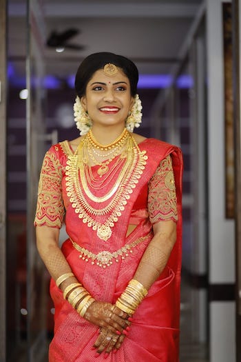 bridal makeup done by persona