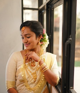 engagement makeup done by Persona