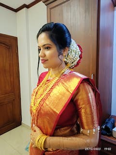 bridal makeup done by persona team